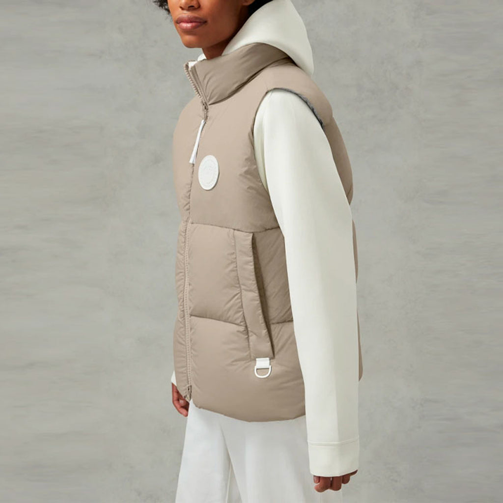 Canada Goose Everett Women's White Label Quilted Duck Down Vest – Khaki