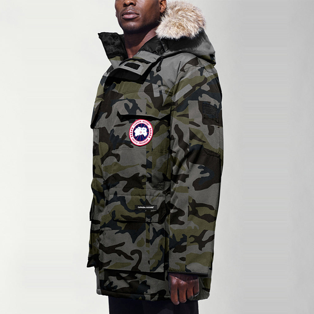 Canada Goose Expedition Red Label Men's Long Down Parka – 2008 Edition – Grey Camo