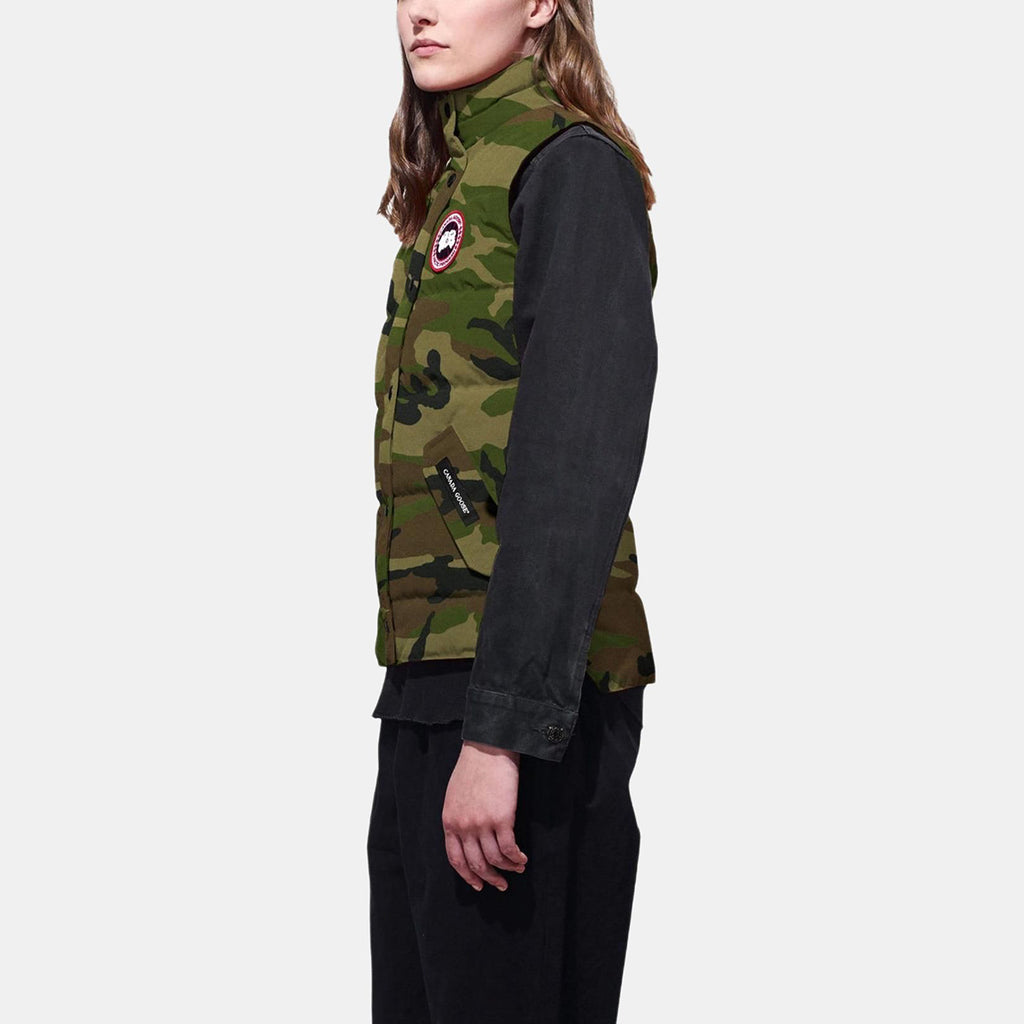 Canada Goose Freestyle Red Label Women's White Duck Down Vest – Camouflage