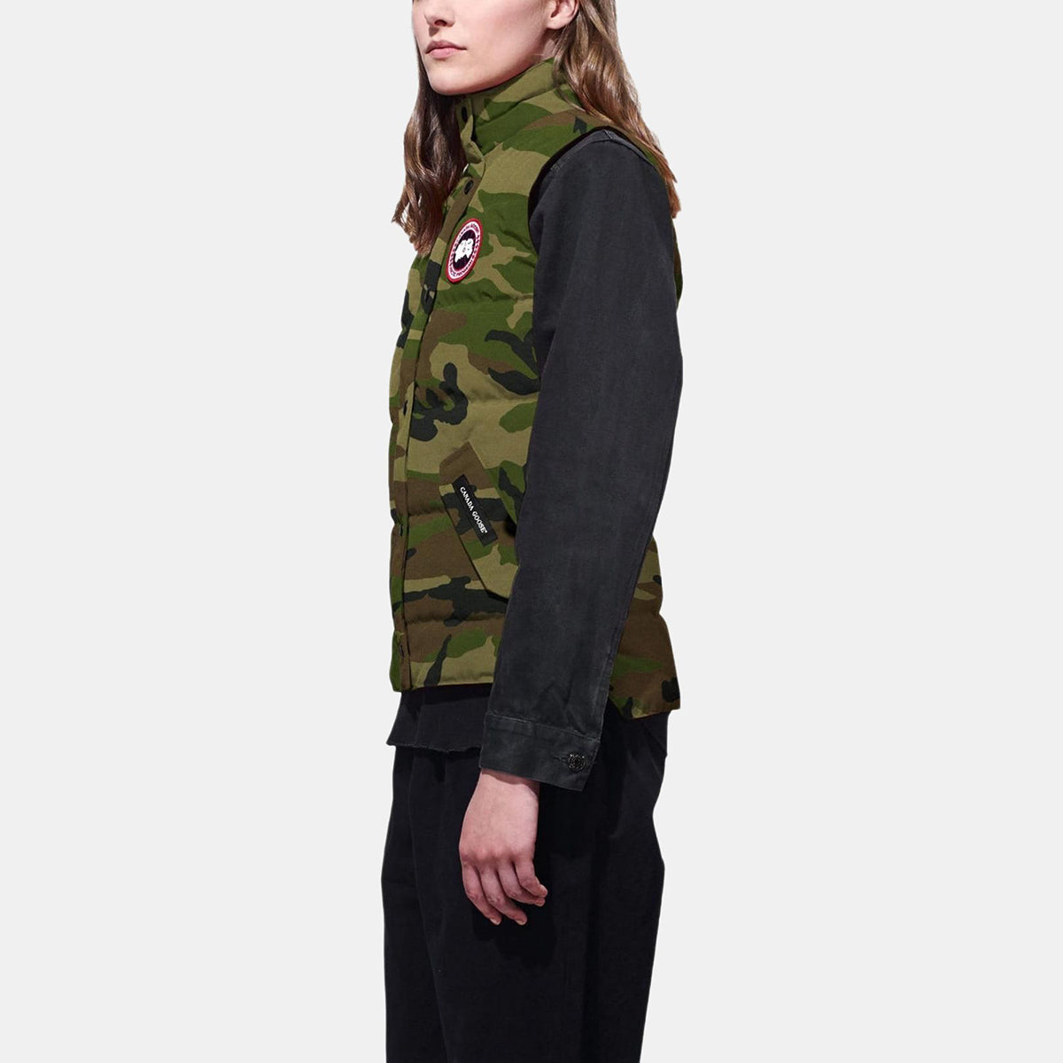 Canada Goose Freestyle Red Label Women's White Duck Down Vest – Camouflage