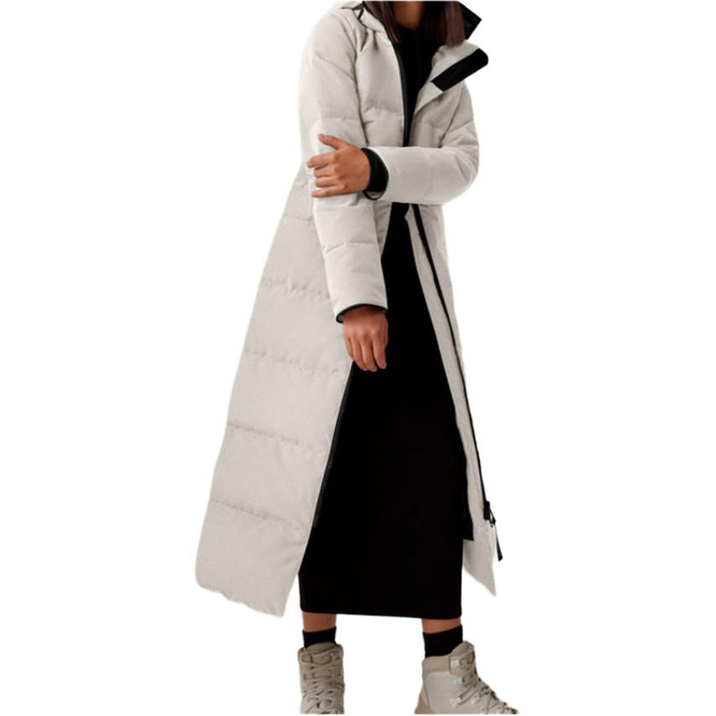 Canada Goose Mystique Women's Long Hooded Down Parka – Grey