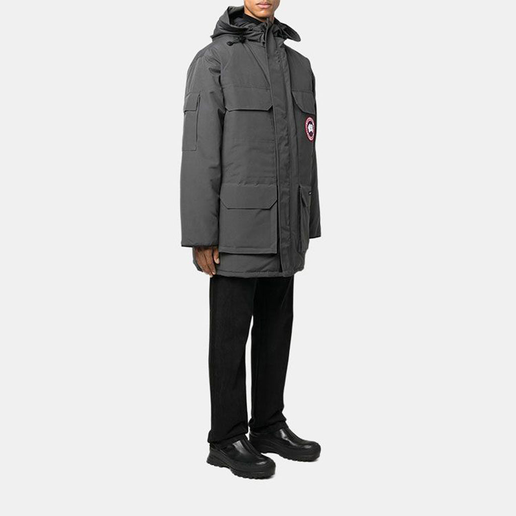 Canada Goose Expedition FW22 Unisex Red Label Long Down Parka – 2008 Edition – Graphite Grey