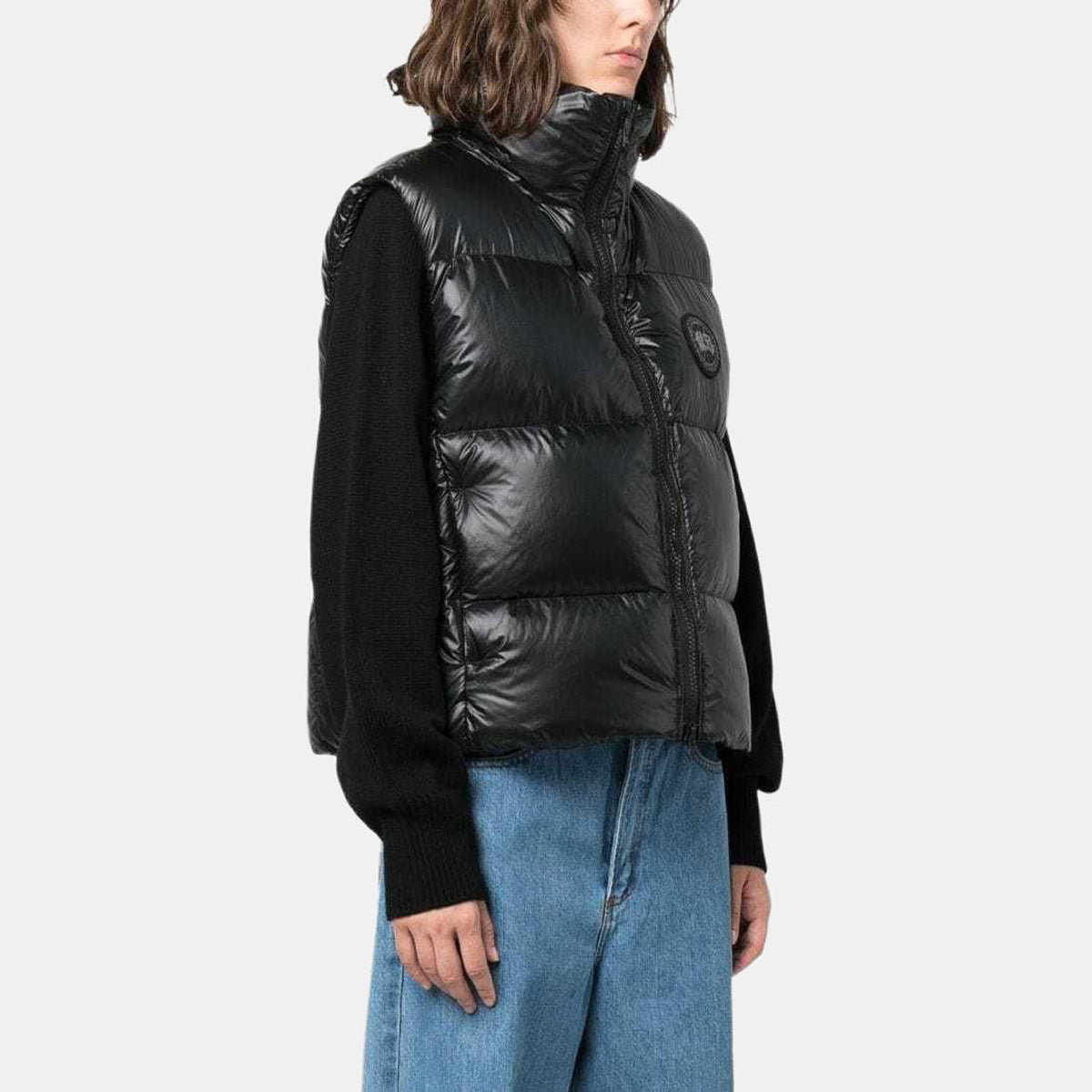 Canada Goose Cypress Black Label Women's Lightweight High-Neck Puffer Vest – Black