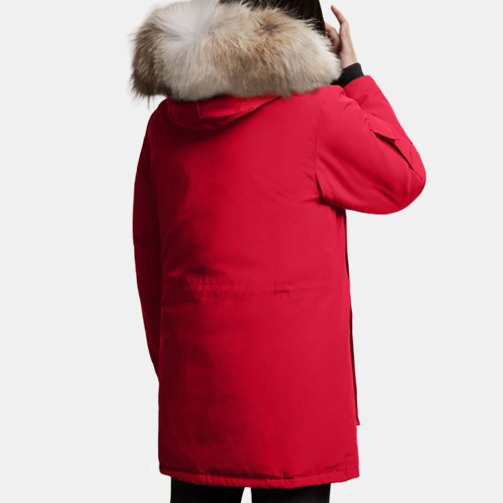 Canada Goose Expedition Fusion Fit Women's Red Label Hooded Down Parka – Red