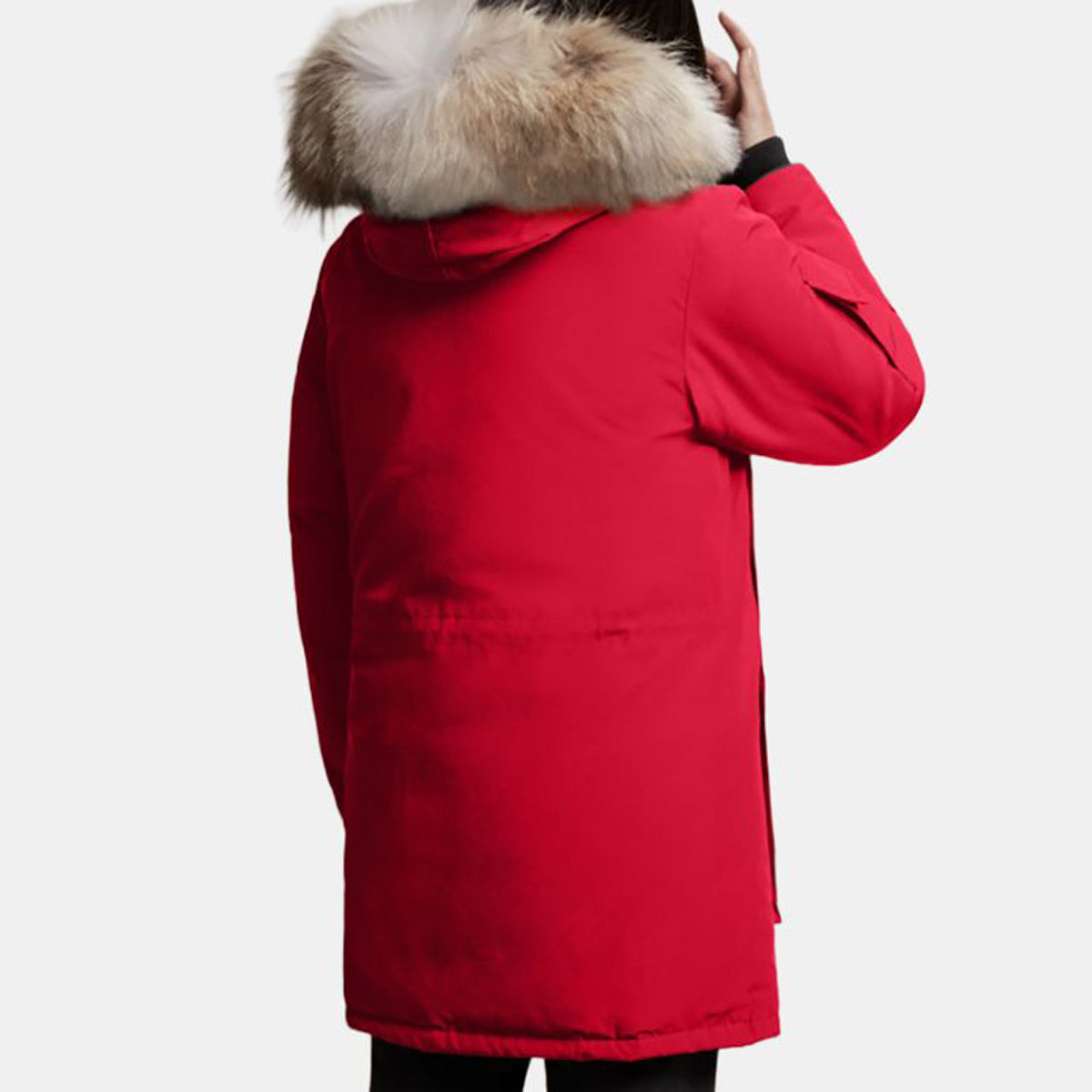 Canada Goose Expedition Fusion Fit Women's Red Label Hooded Down Parka – Red