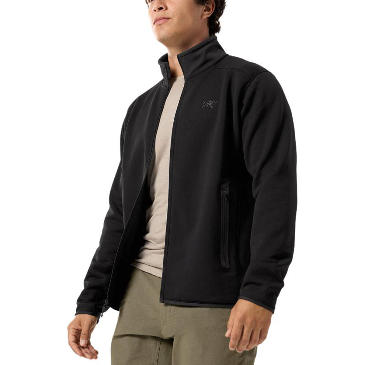 Arc'teryx Kyanite Men's Full-Zip Fleece Jacket – Black