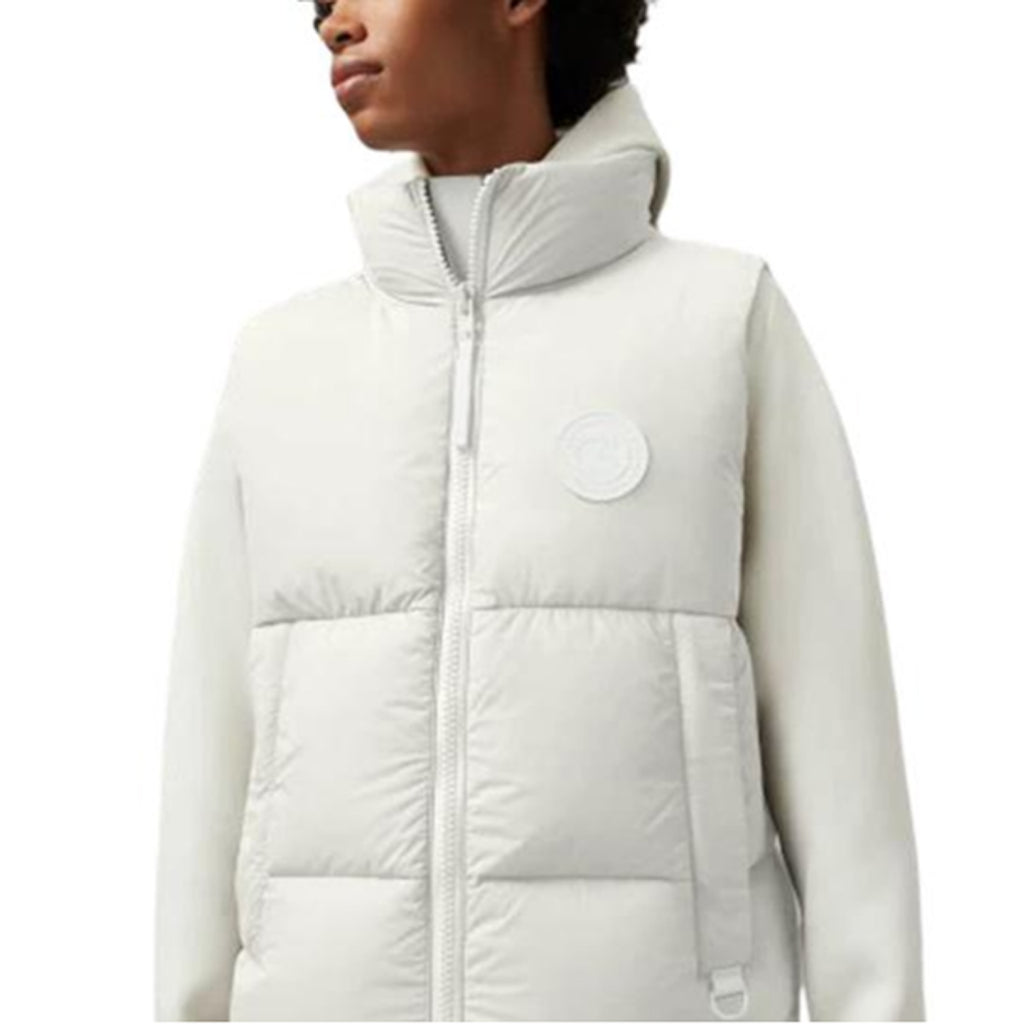 Canada Goose Pastels Collection Everett White Label Unisex Duck Down Vest – White