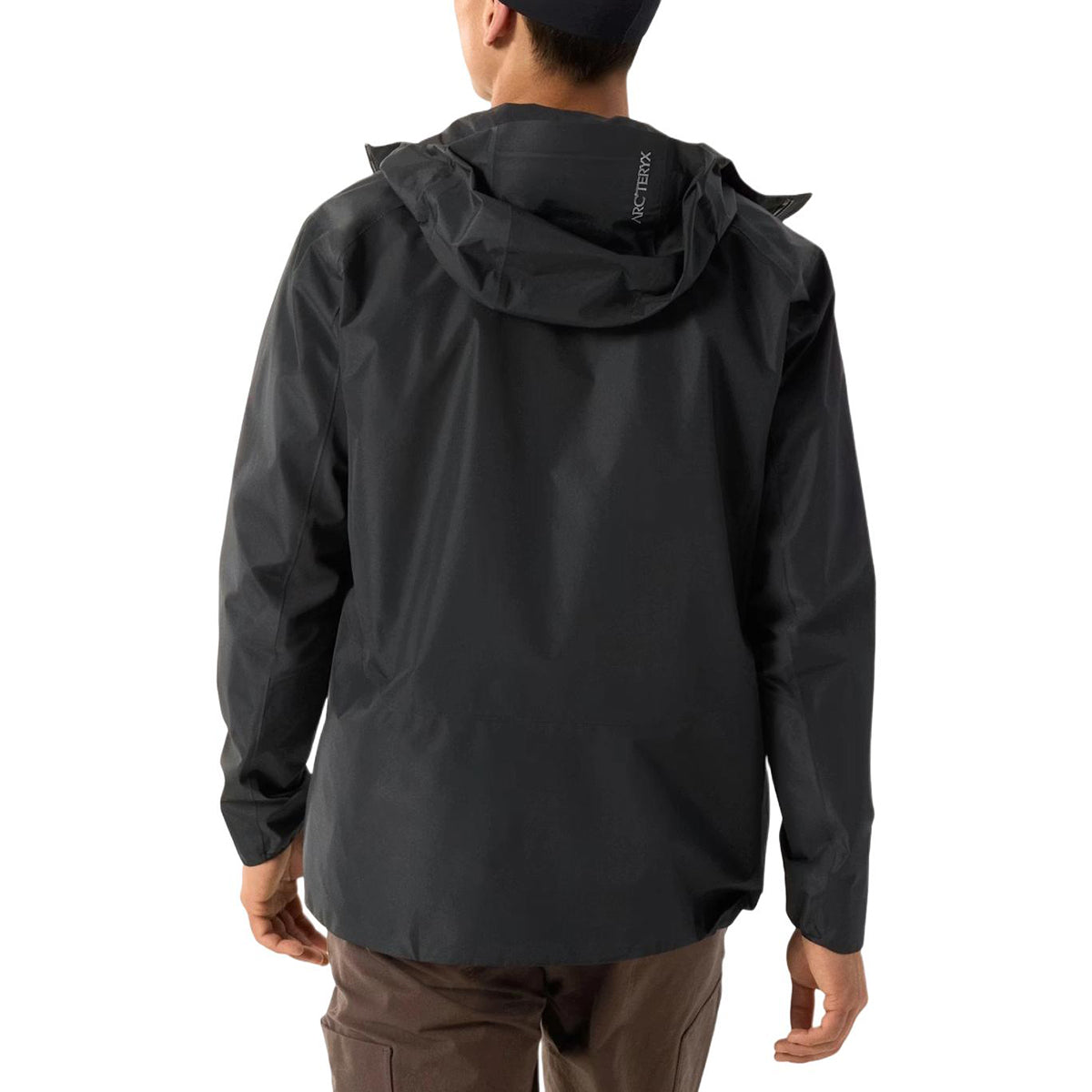 Arc'teryx Solano Hoody Men's GORE-TEX Softshell Jacket – Black / White Embroidered Logo