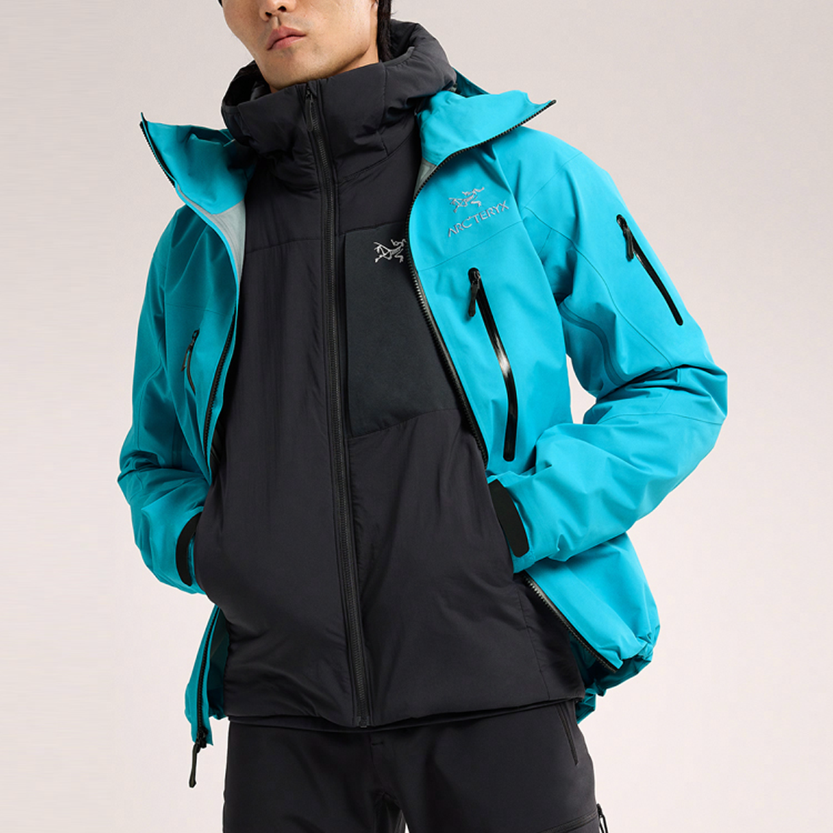 Arc'teryx Alpha SV Gen 7 Men's GORE-TEX Pro Hooded Shell Jacket – Blue Tetra