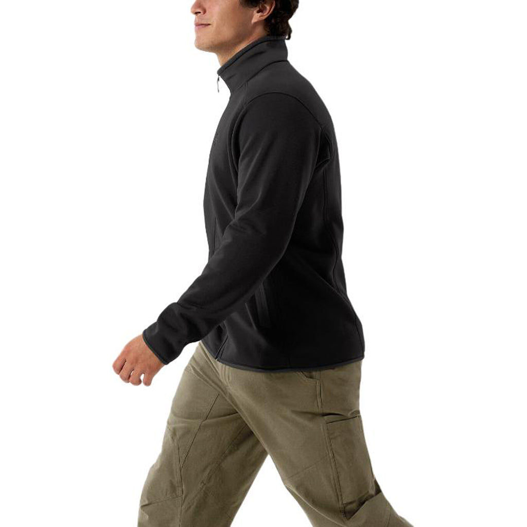 Arc'teryx Kyanite Men's Full-Zip Fleece Jacket – Black