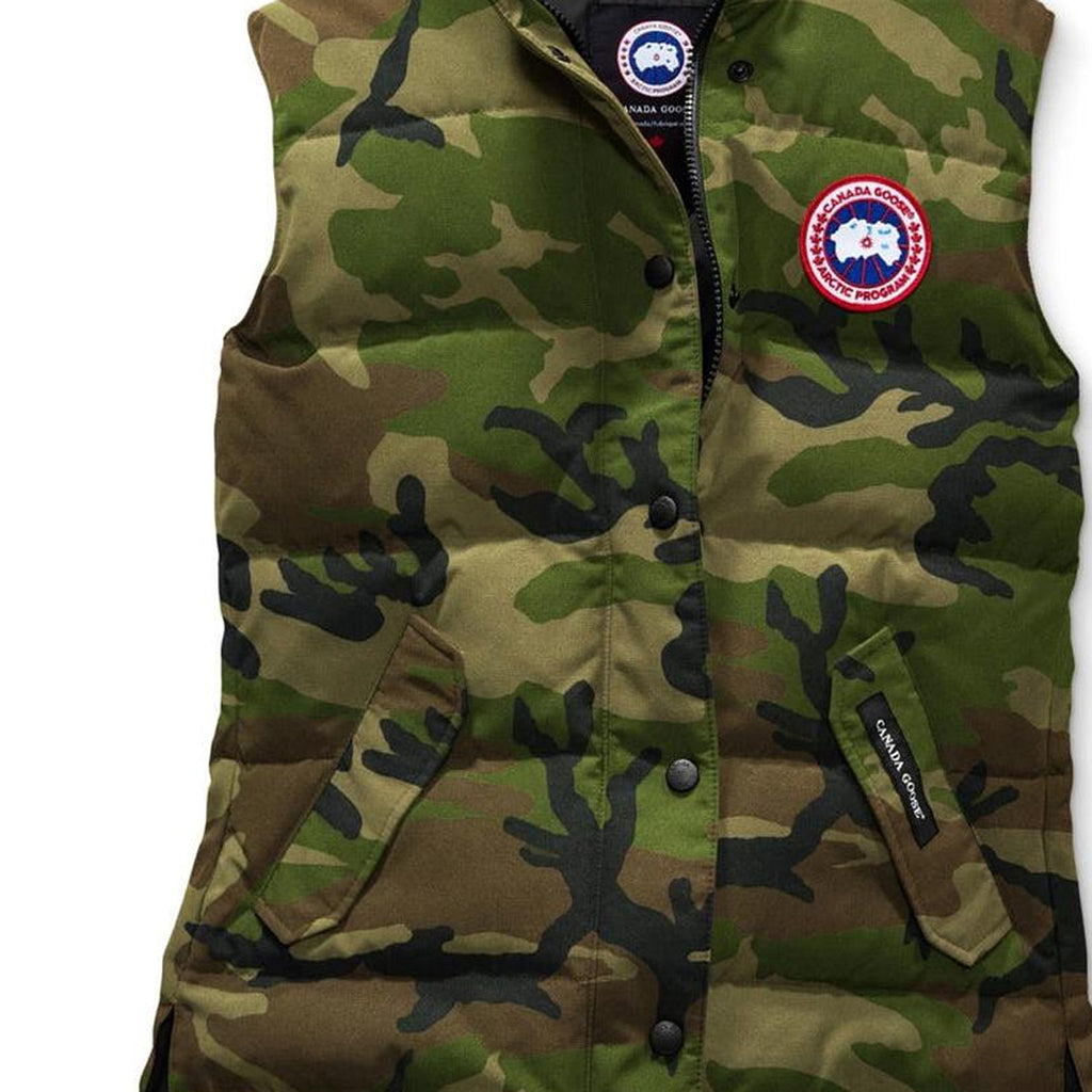 Canada Goose Freestyle Red Label Women's White Duck Down Vest – Camouflage