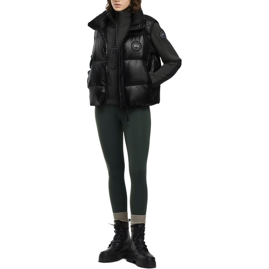 Canada Goose Cypress Black Label Women's Lightweight High-Neck Puffer Vest – Black