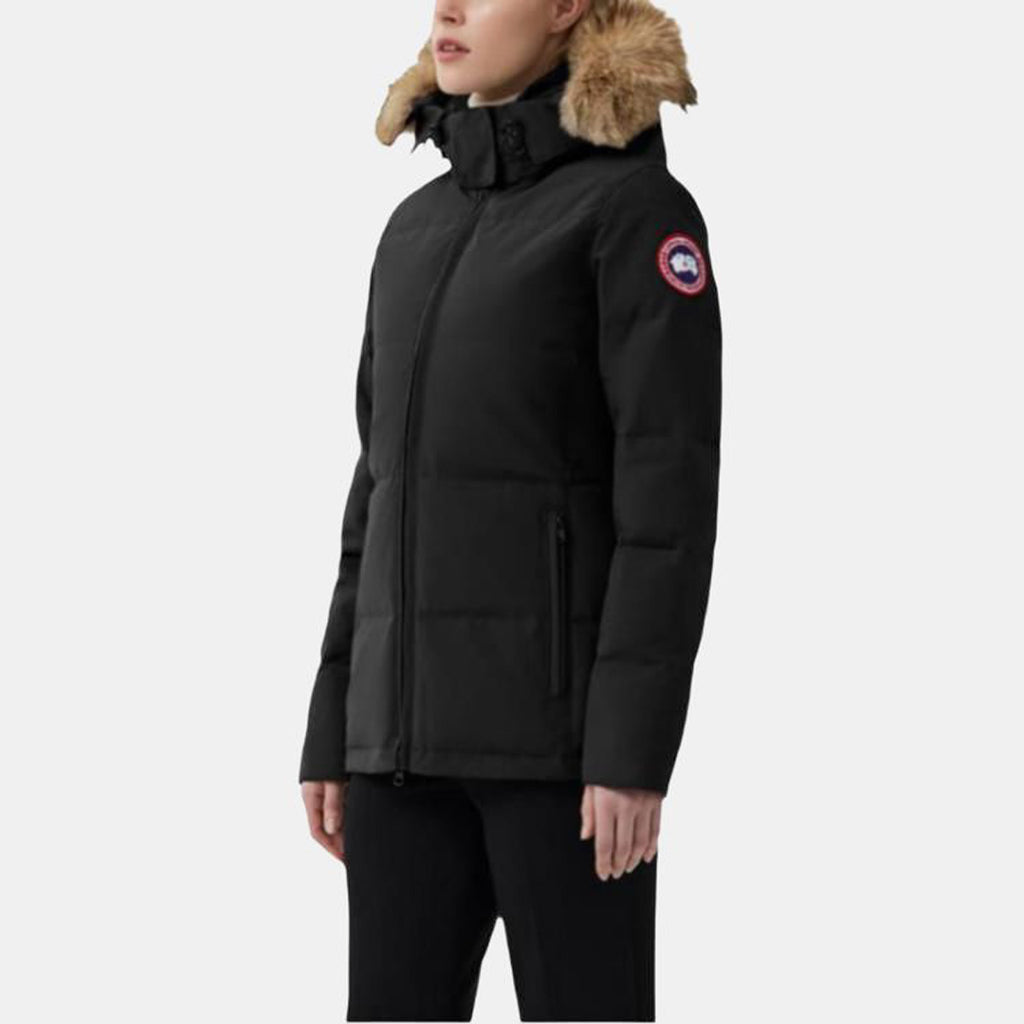 Canada Goose Chelsea Red Label Women's Hooded Down Parka – Black