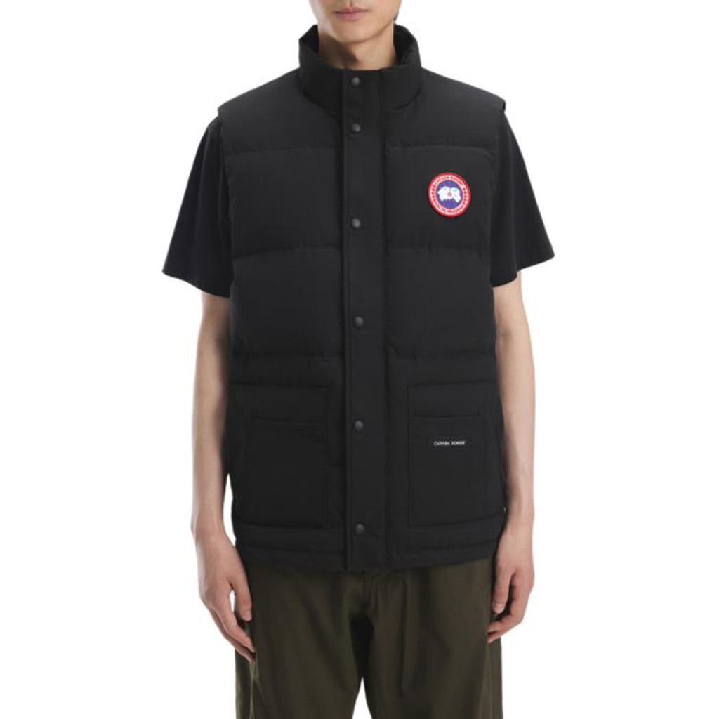 Canada Goose Freestyle Red Label Unisex Slim-Fit Duck Down Vest – Black