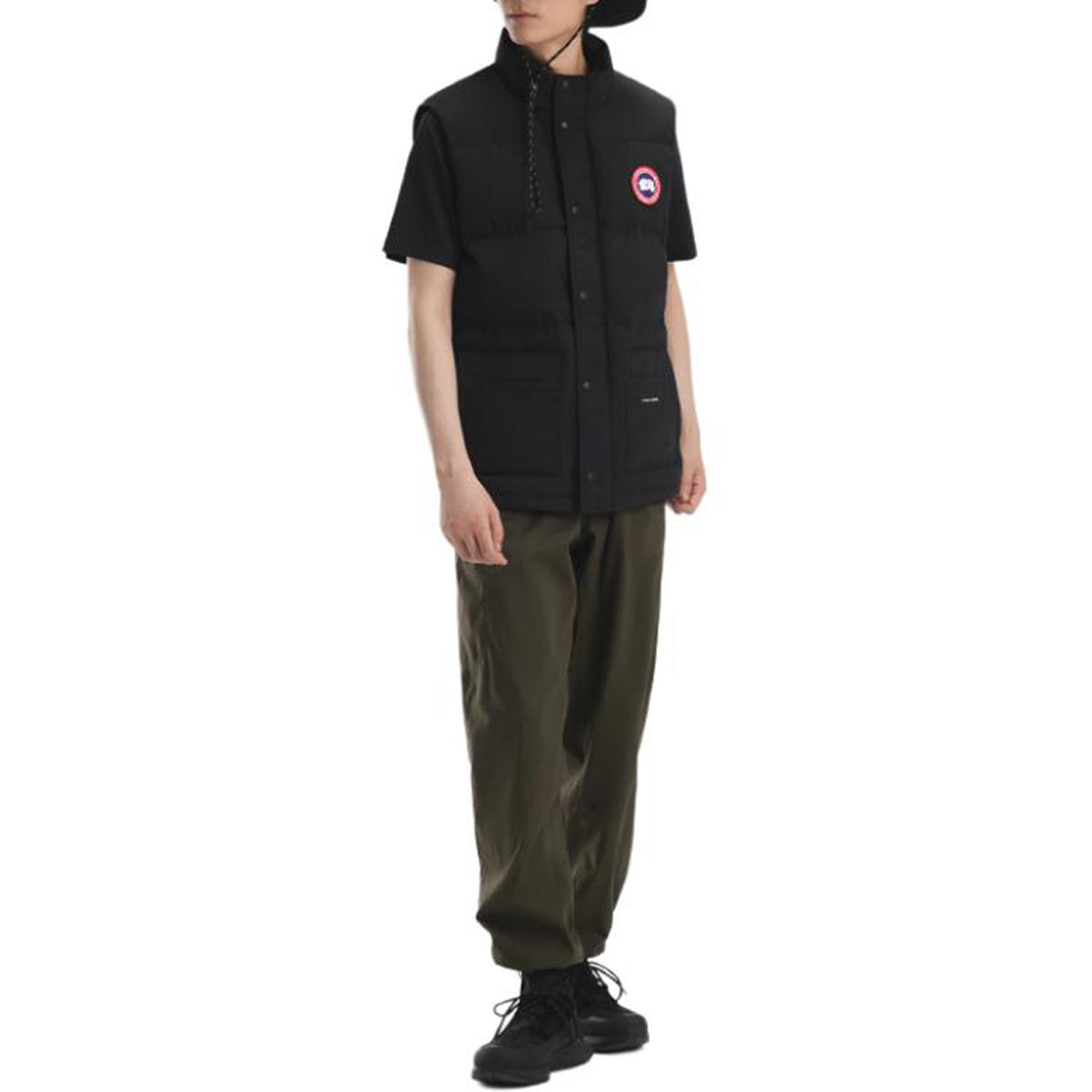 Canada Goose Freestyle Red Label Unisex Slim-Fit Duck Down Vest – Black