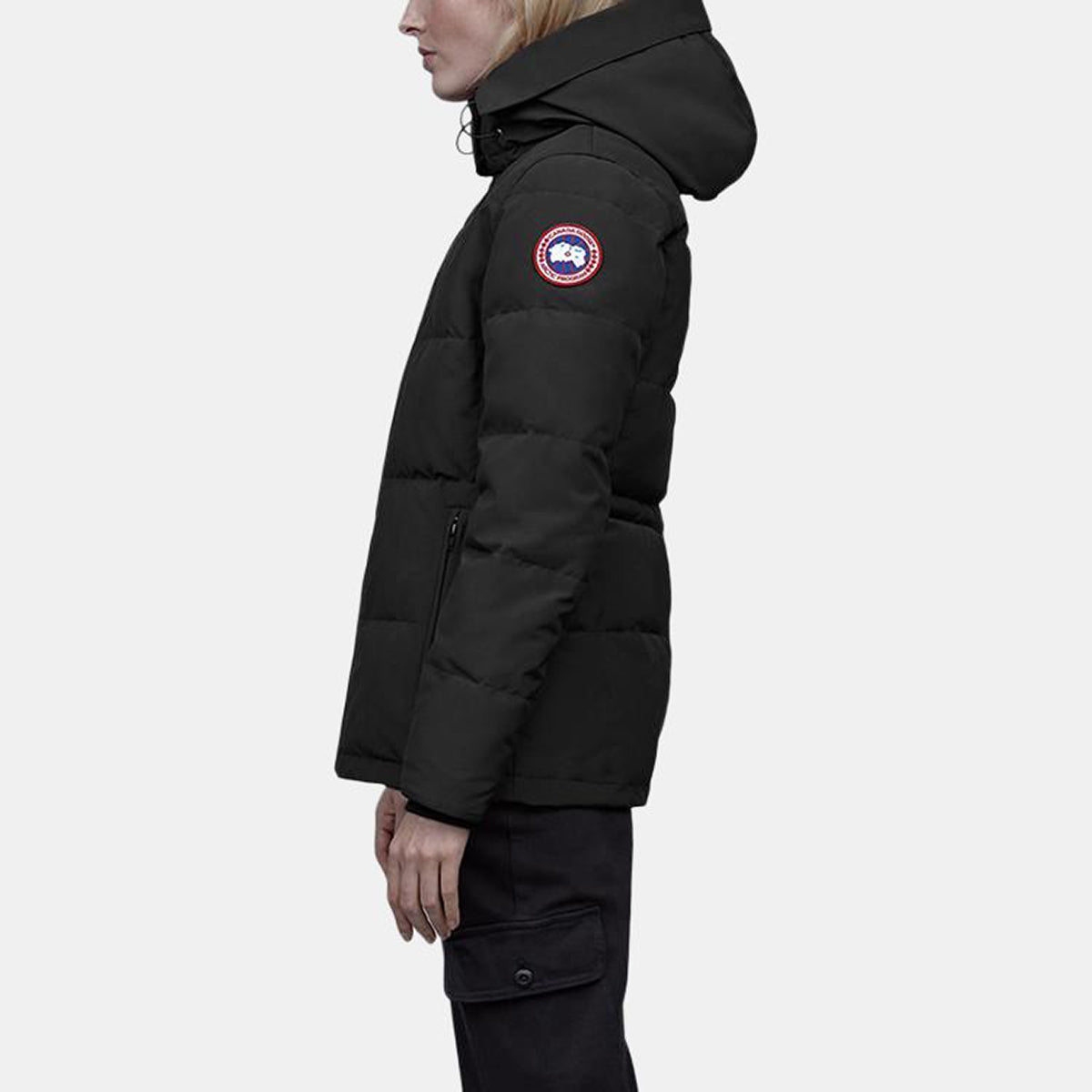 Canada Goose Chelsea Red Label Women's Hooded Down Parka – Black